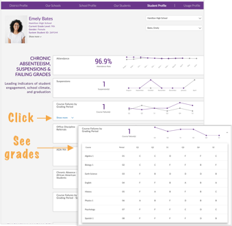 student profile example