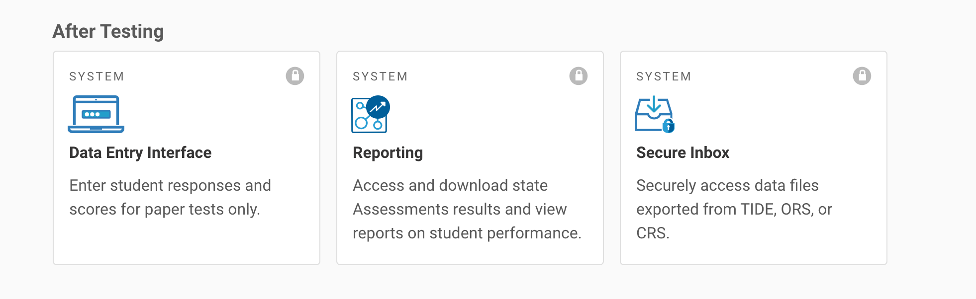 the Reporting tile