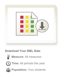 Download Your IDEL Data